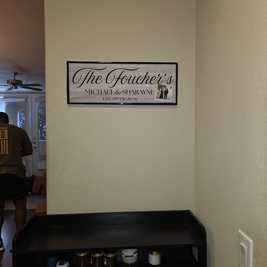 CUSTOM WEDDING SIGN