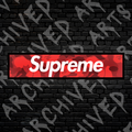 RED CAMO SUP' BOX LOGO