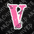 PINK BUTTERFLY V