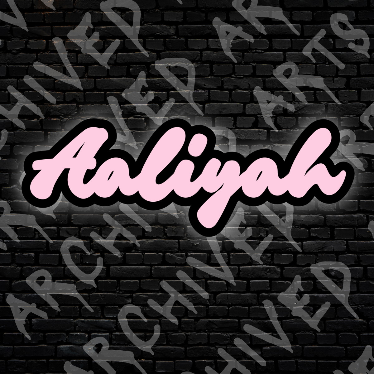 CUSTOM NAME SIGN