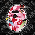 POWERPUFF GIRL'S APE HEAD