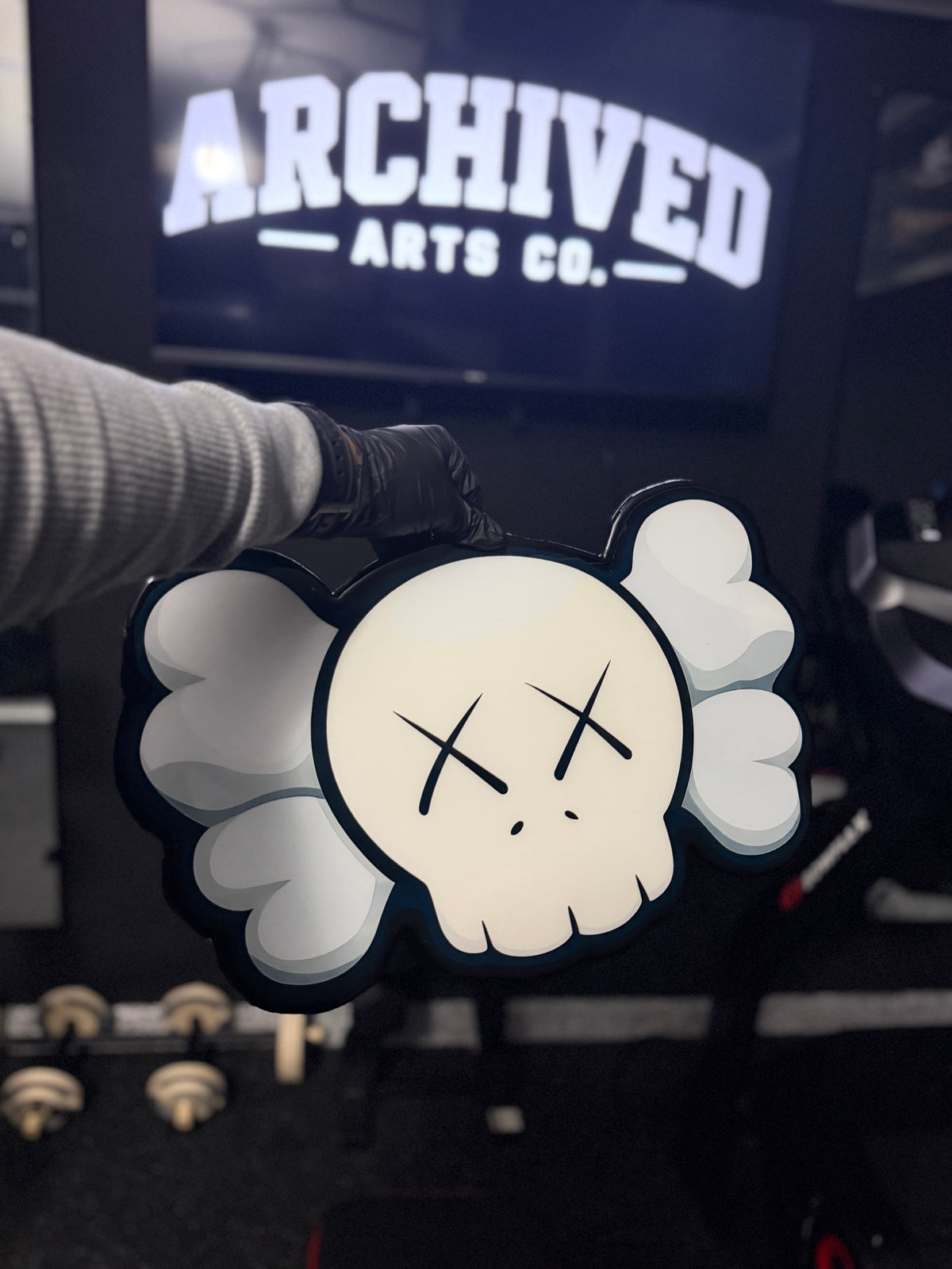 KAWS HEAD - GRAY